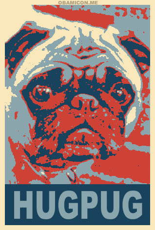 Hug Pugs support President Obama