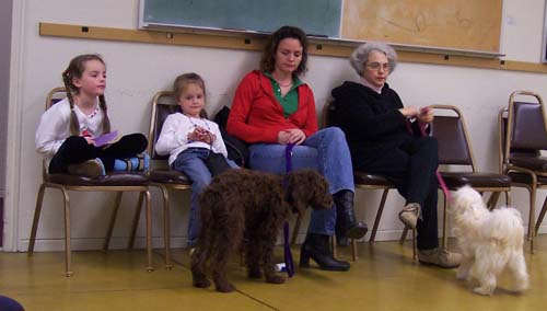 Class Begins - Left hand side - Gioia and Sophie