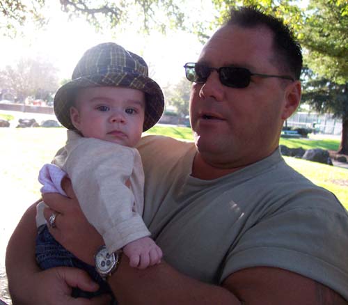 Baby Jacob and Dad