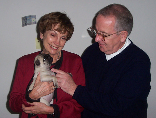 Dr. Jim, Nancy and Sheba