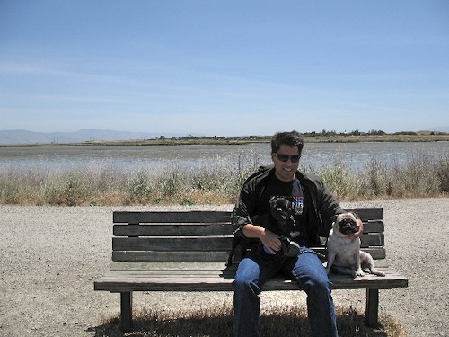 Bay walk with Kent and Cicely